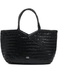 Bimba Y Lola - Large Plaited Leather Shopper Bag - Lyst