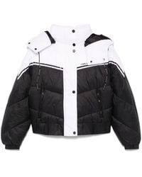 Karl Lagerfeld - Gewatteerd Jack Met Colourblocking - Lyst