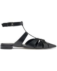 SCAROSSO - Clara Criss-Cross-Strap Sandals - Lyst