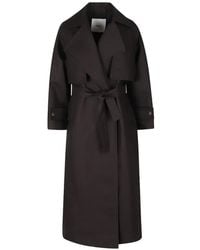 Hevò - Margherita Belted Trench Coat - Lyst