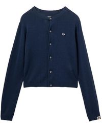 AAPE BY A BATHING AP - Logo-Patch Button-Up Cardigan - Lyst