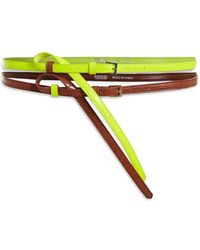 Essentiel Antwerp - Tone Buckle Stacked Belt - Lyst