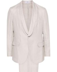 Boglioli - Single-breasted Linen Suit - Lyst