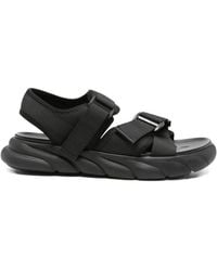 SERGIO MORETTI FIRENZE - Touch-Strap Chunky-Sole Sandals - Lyst