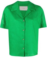 Asceno - Short-sleeve Linen Shirt - Lyst