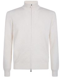 Gran Sasso - Honeycomb-Knit Zip-Up Jacket - Lyst