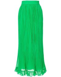 Calvin Klein Gonna lunga plissettata - Verde