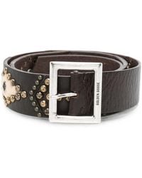 Golden Goose - Stud-Embellishment Leather Belt - Lyst