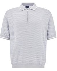 Paul & Shark - Zip-Fastening Cotton Polo Shirt - Lyst