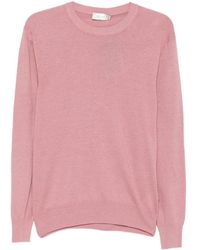Altea - Crew-Neck Long-Sleeve Sweater - Lyst