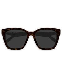 Saint Laurent - Tortoiseshell-Effect Sunglasses - Lyst