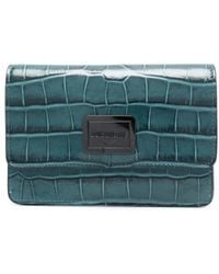 Zadig & Voltaire - Portacarte Le Cecilia Con Effetto Coccodrillo - Lyst