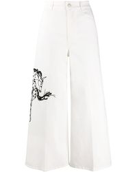 Stella McCartney High Waist Jeans - Wit