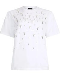 Liu Jo - T-Shirt mit Nieten - Lyst