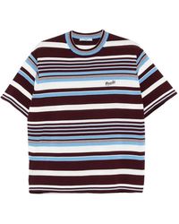 Prada - Striped Round Neck - Lyst