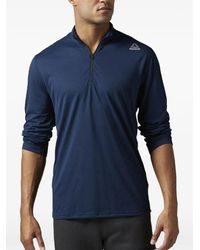 Reebok - Supremium 2.0 Quarter-Zip T-Shirt - Lyst