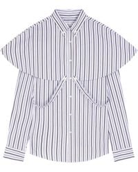 Dries Van Noten - Cotton Shirt With Tie - Lyst