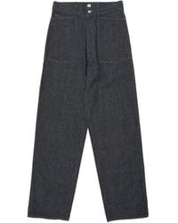 TAIGA TAKAHASHI - Cinch-Strap Patch-Pocket Jeans - Lyst