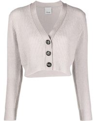 Allude - Cardigan a coste - Lyst
