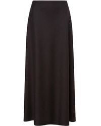 Alberta Ferretti - Falda midi con cintura alta - Lyst