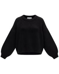 EMERSON RENALDI - Ribbed-Knit Crew-Neck Sweater - Lyst