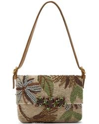 Maliparmi - Beaded Floral Shoulder Bag - Lyst