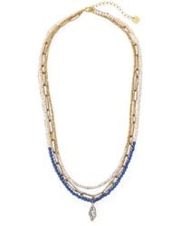 Undercover - Beaded Clock-Pendant Necklace - Lyst
