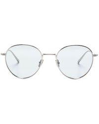 Totême - Logo-engraved Round-frame Sunglasses - Lyst