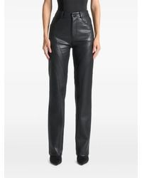 Manière De Voir - Leather Biker Trousers - Lyst