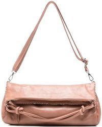 Reptile's House - Sienna Woven-Panel Leather Shoulder Bag - Lyst