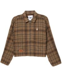 Chocoolate - Logo-Patch Checked Jacket - Lyst