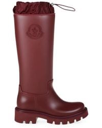 Moncler - Bottes À Patch Logo Et Liens De Resserrage - Lyst