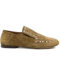 Wales Bonner - Mocassins En Daim À Détails De Clous - Lyst