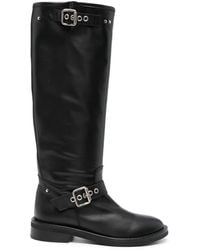 Via Roma 15 - Leather Thigh-high Boots - Lyst