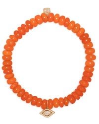 Sydney Evan - 14Kt Evil Eye Opal Bracelet - Lyst