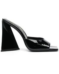 The Attico - Devon Patent Sandal - Lyst