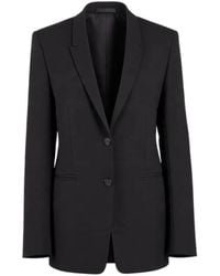 Rick Owens - Single-Breasted Virgin Wool Jacket - Lyst