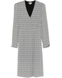 Marc O' Polo - Midikleid mit V-Ausschnitt - Lyst