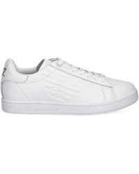 EA7 - Sneakers Con Logo Goffrato - Lyst