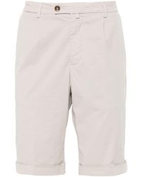 Briglia 1949 - Darted Cotton Bermuda Shorts - Lyst