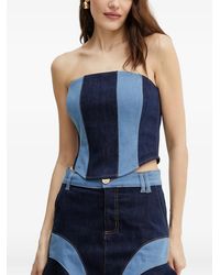 Fracomina - Panelled Strapless Top - Lyst