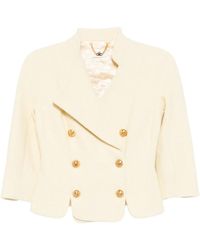 Elisabetta Franchi - Jack Verfraaid Met Knopen - Lyst