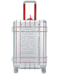 DIESEL - Mittelgroßer Rollkoffer Mit Logo-Prägung - Lyst