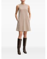 Marc O' Polo - Sleeveless Round-Neck Mini Dress - Lyst