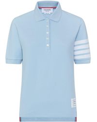 Thom Browne - 4-Bar Piqué-Weave Polo Shirt - Lyst