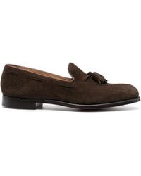 Crockett & Jones - Cavendish 30Mm Suede Loafers - Lyst