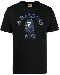 A Bathing Ape - Bape Color Camo College T-shirt - Lyst