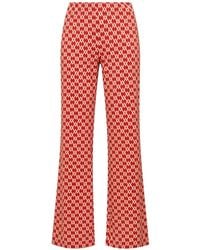 Maliparmi - Diamond Glow Geometric-Print Trousers - Lyst