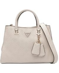 Guess - Cresidia Tote Bag Mit Logo-Schild - Lyst