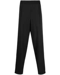 Giorgio Armani - Pleat-detail Tapered Trousers - Lyst